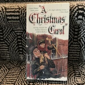 A Christmas Carol VHS tape-Unopened